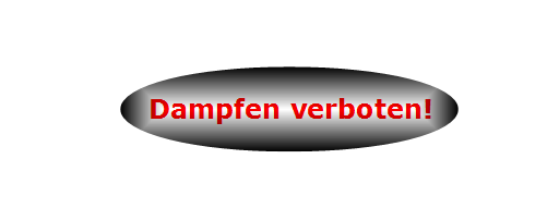 Dampfen verboten